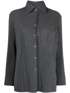 JNBY chemise plissée à boutonnière - Gris