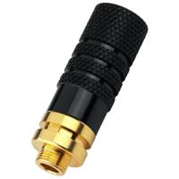Monacor Jack femmina 3,5 mm, stereo con blocco a vite, Jack in linea stereo da 3,5 mm
