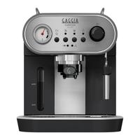 Gaggia RI8525/01 Carezza Deluxe handkoffiezetapparaat voor gemalen koffie en pads, 230V, 50Hz, 1900W, grijs/zwart