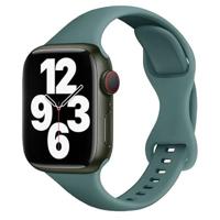 By Qubix - Sportbandje Slim Fit - Groen - Compatible met Apple Watch 38mm / 40mm / 41mm / 42mm - Compatible Apple watch bandjes