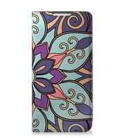 Samsung Galaxy S22 Smart Cover Purple Flower