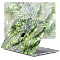 Lunso MacBook Pro 13 inch (2016-2019) cover hoes - case - Green Jungle - thumbnail