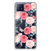 OPPO A53 5G | OPPO A73 5G TPU Case Butterfly Roses - thumbnail