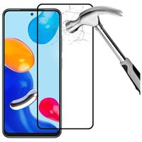 Xiaomi Redmi Note 11/11S Full Cover Glazen Screenprotector - Zwarte Rand