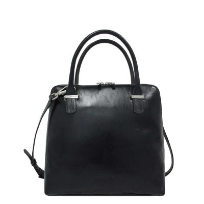 Claudio Ferrici Classico Hand Bag navy Damestas Claudio Ferrici Classico Hand Bag navy Damestas