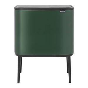 Brabantia Bo Touch Bin Afvalemmer 11 + 23 L - Pine Green