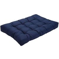 Summerset palletkussen Woodstock zit - donkerblauw - 120x80 cm - Leen Bakker