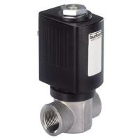 Bürkert 178239 2/2-weg compact magneetventiel 24 V/DC aansluiting G 1/4 kv-waarde 4,67 l/min werkdruk (bereik) 0