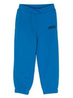 Kenzo Kids pantalon de jogging à logo brodé - Bleu