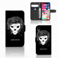 Telefoonhoesje met Naam Apple iPhone Xr Skull Hair