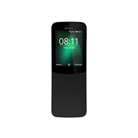 Nokia 8110 mobiele telefoon (2,45 inch QVGA-display, 4G, 2MP camera met LED-flits, MP3-speler, FM-radio, wekfunctie, spatwaterdicht (IP52), Bluetooth 4.1), zwart