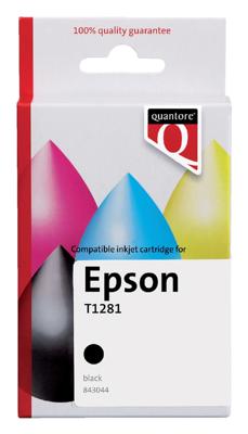 Inkcartridge quantore eps t128140 zwart Inkcartridge quantore eps t128140 zwart