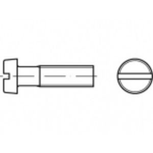 TOOLCRAFT TO-5385213 Cilinderschroeven M5 10 mm Sleuf Staal Galvanisch verzinkt 1000 stuk(s)