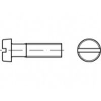 TOOLCRAFT TO-5385213 Cilinderschroeven M5 10 mm Sleuf Staal Galvanisch verzinkt 1000 stuk(s)