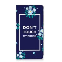 Samsung Galaxy S24 Design Case Flowers Blue DTMP - thumbnail