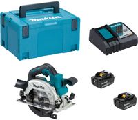 Makita DHS660RTJ - 18 V Cirkelzaag 165 mm 5,0 Ah accu (2 st), snellader, Mbox - thumbnail