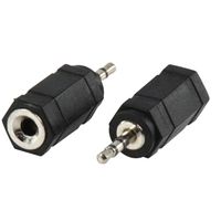 2,5mm jackplug naar 3,5mm jack socket