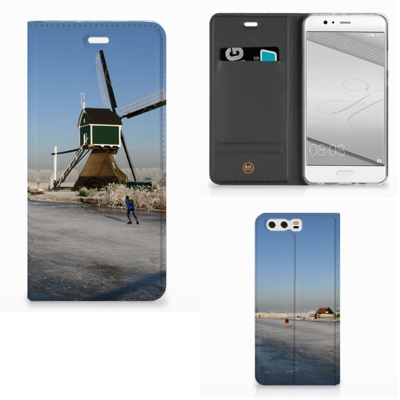 Huawei P10 Plus Book Cover Schaatsers Huawei P10 Plus Book Cover Schaatsers