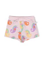 Stella McCartney Kids short à imprimé graphique - Rose