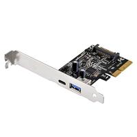 SilverStone SST-ECU03 - SST-ECU03 - PCI-E uitbreidingskaart 1x USB 3.1 type C, 1x USB 3.1 type A, 10Gbps, low-profile geschikt