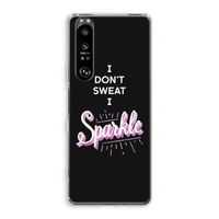 Sparkle quote: Sony Xperia 1 III Transparant Hoesje - thumbnail