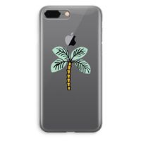 Palmboom: iPhone 8 Plus Transparant Hoesje