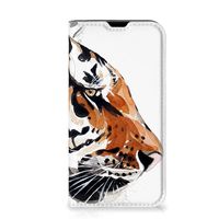 Bookcase iPhone 13 Mini Watercolor Tiger