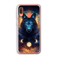 Wolf Dreamcatcher: Samsung Galaxy A20e Transparant Hoesje