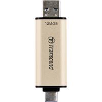 Transcend JetFlash 930C USB-stick 128 GB Goud TS128GJF930C USB 3.2 Gen 1, USB-C