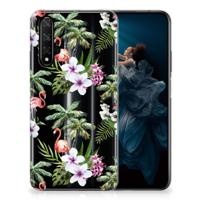Honor 20 TPU Hoesje Flamingo Palms