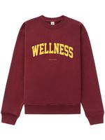 Sporty & Rich sweat Wellness Ivy en coton - Rouge - thumbnail