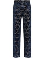 ETRO pantalon en velours - Bleu