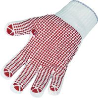 Asatex Handschoen | maat 10 rood | EN 388 PSA-categorie II | katoen (binnen)/polyamide (buiten) | 12 paar - 3685/10 3685/10 - thumbnail