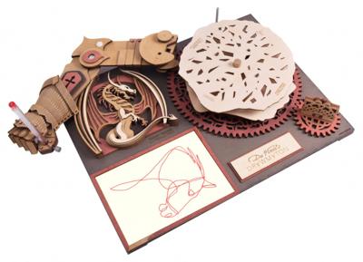 Robotime modelbouw tekenmachine The Slayer 40 cm hout 141 delig Robotime modelbouw tekenmachine The Slayer 40 cm hout 141 delig