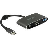 USB-C male > HDMI female 4K 30 Hz + USB-A + USB-C PD Adapter