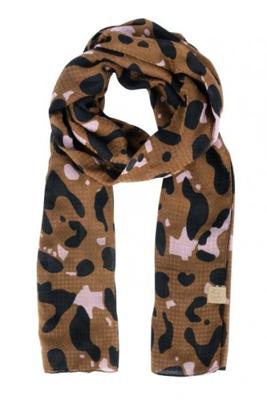 Zusss sjaal met print cacao