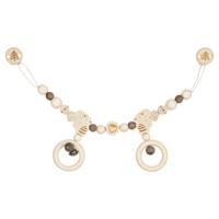Goki Houten Kinderwagenketting met Clip Eekhoorn