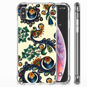 Anti Shock Case Apple iPhone Xs Max Barok Flower