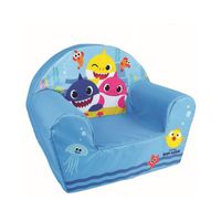 Baby Shark kinderstoel/kinderfauteuil voor peuters 33 x 52 x 42 cm   - - thumbnail