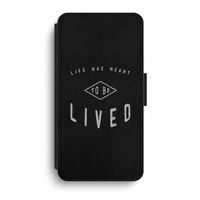 To be lived: iPhone XR Flip Hoesje - thumbnail