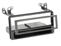 1-DIN Paneel met aflegbakje Toyota Avensis/ Celica/ MR2/ RAV4/ Yaris Kleur: Zwart