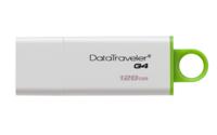 Kingston Technology DataTraveler G4 USB flash drive 128 GB USB Type-A 3.2 Gen 1 (3.1 Gen 1) Groen, Wit