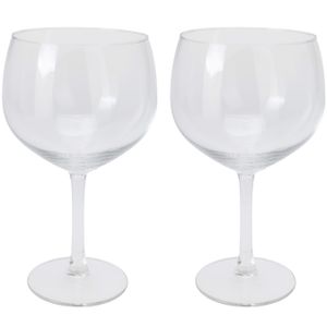 Excellent Houseware Cocktailglazen - 2x - 650 ml - Gin Tonic/Spritz   -