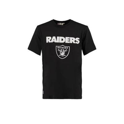 America Today T-shirt Edge met printopdruk zwart/wit