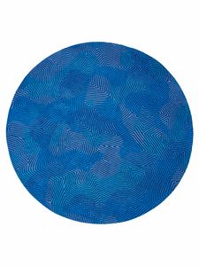 Louis de Poortere - Coral Meditation 9225 Blue Lagoon Rond - 240 rond Vloerkleed