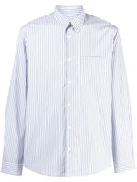 A.P.C. chemise en coton à rayures - Bleu