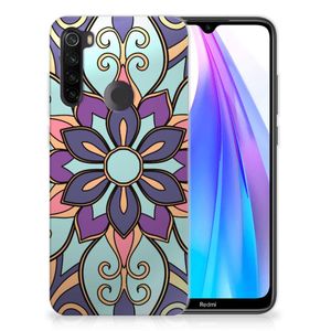 Xiaomi Redmi Note 8T TPU Case Purple Flower