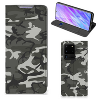 Samsung Galaxy S20 Ultra Hoesje met Magneet Army Light