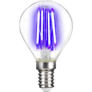 LightMe LM85311 LED-lamp Energielabel G (A - G) E14 Kogel 4 W Blauw (Ø x l) 45 mm x 78 mm Filament / Retro-LED 1 stuk(s)