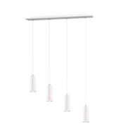 Trio Hanglamp Marley 4-lichts wit 312400401